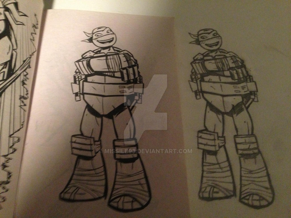 Mikey outline by missilb93 on DeviantArt Mikey outline by missilb93 on DeviantArt