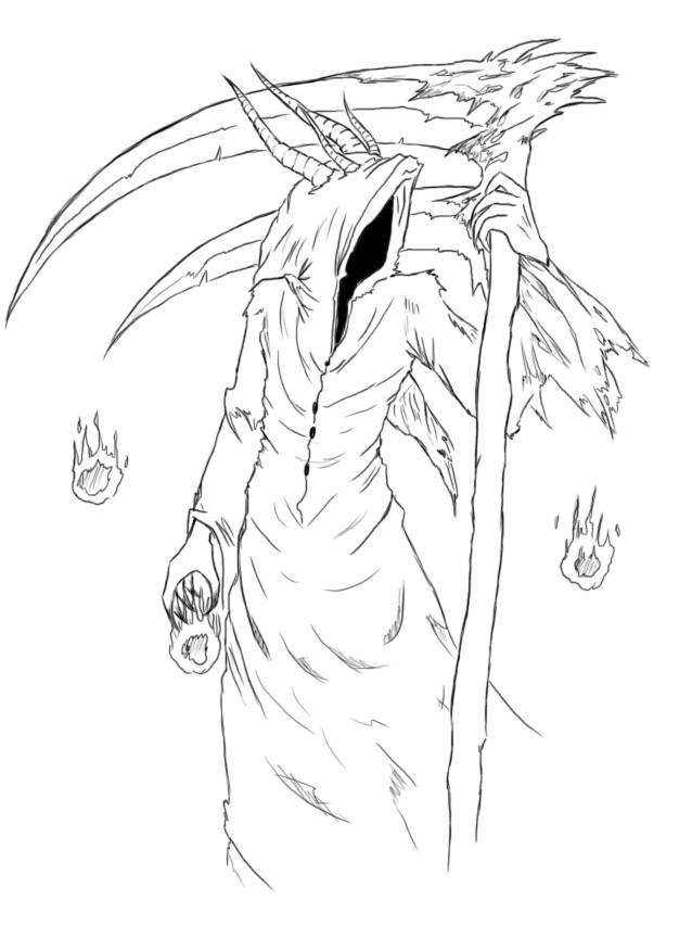 Simple Grim Reaper Tattoo Stencil Best Tattoo Ideas