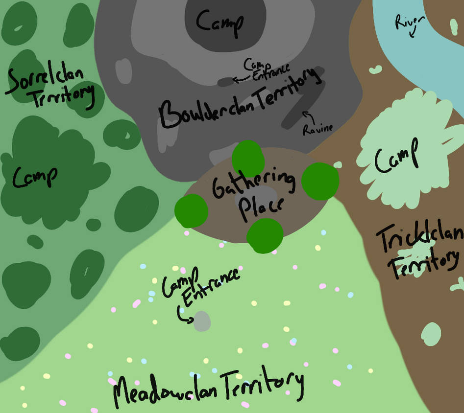 SSW Rough Territory Map by GalaxziCATZ on DeviantArt