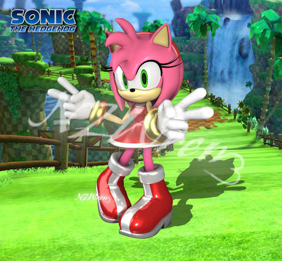 SEGA Amy Rose Render by NZWren on DeviantArt