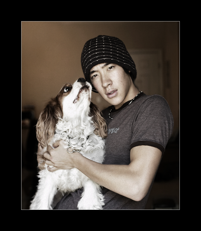 Badass with dog