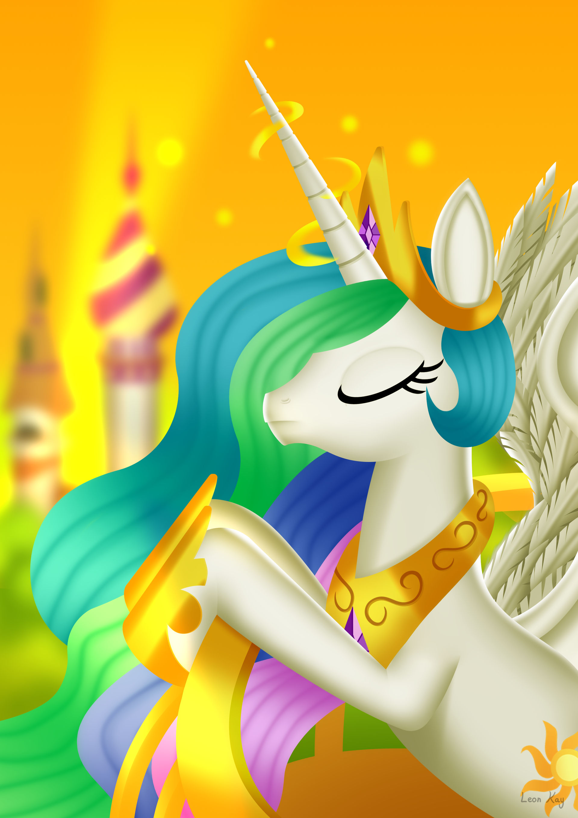 Princess Celestia Raising The Sun By LeonKay On DeviantArt princess-celestia-raising-the-sun-by-leonkay-on-deviantart