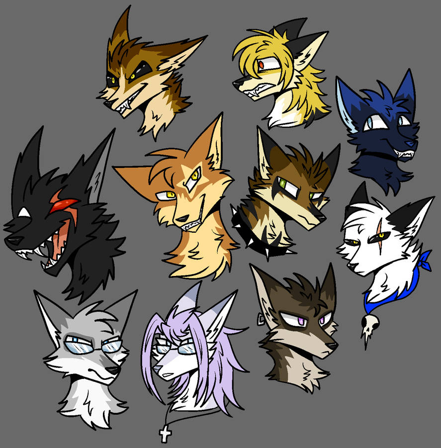Comic Wolves by Yukirar on DeviantArt
