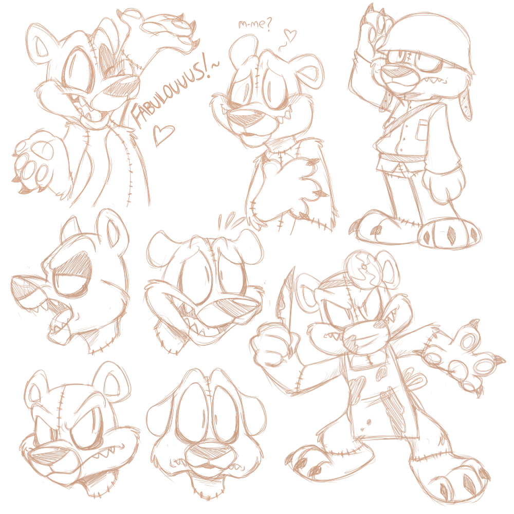 Tediz doodles by TheWardenX3 on DeviantArt