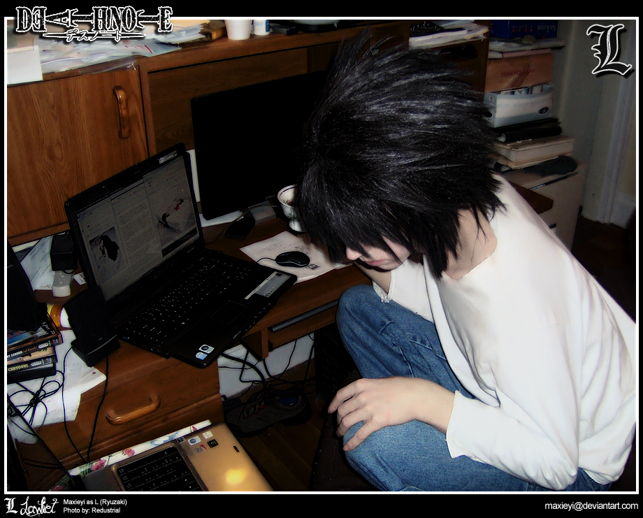 L - Ryuzaki - Death note by ma3ahmed on DeviantArt