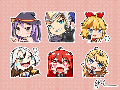 King S Raid Emotes Commission By D M Art On Deviantart King S Raid Emotes Commission By D M Art On Deviantart