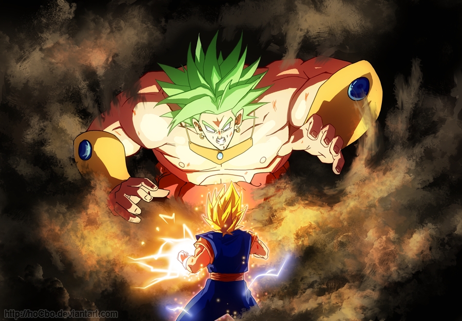 Dragonball Multiverse - Bejito VS Broly by hoCbo on DeviantArt