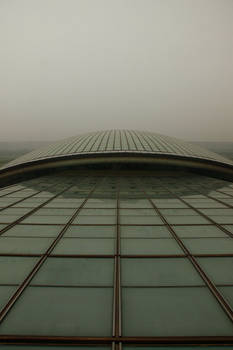 Beijing airport building STOCK