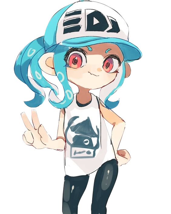 Octoling Girl Render by Sasari92 on DeviantArt