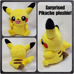 Pikachu plushie 