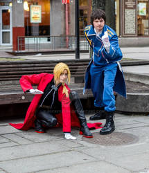 Edward Erlic And Roy Mustang