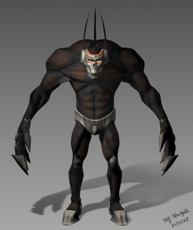 Shadow Creature Model:Front by Rec0il on DeviantArt