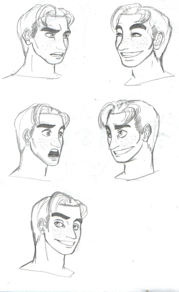 Archie model sheet 2 by moniquej on DeviantArt