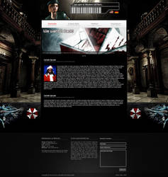 Web Design: Just give us Resident Evil Back...