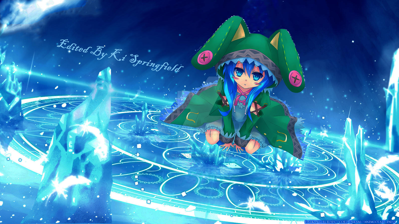 Yoshino Date A Live Using Her Freezing Power By Itsuka Shin On Yoshino Date A Live Using Her Freezing Power By Itsuka Shin On