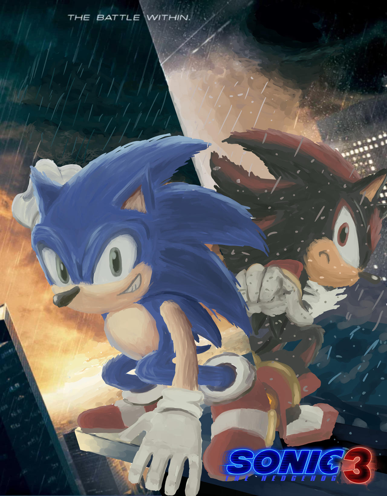 Sonic movie 3 poster (Changing fate) by Mattsupersonic32 on DeviantArt
