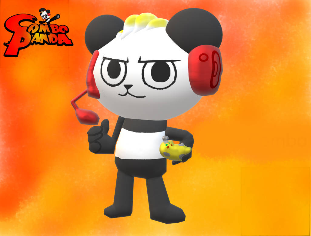 Combo Panda But He's 3D by Unipuppy1234 on DeviantArt