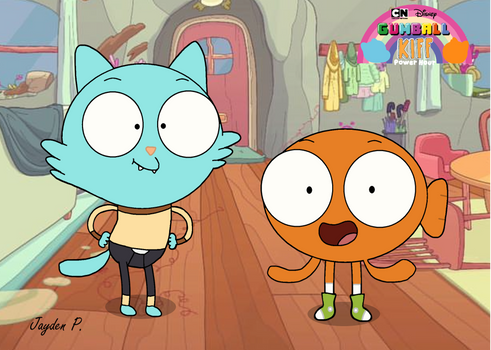 Gumball and Darwin in the Kiff Art Style!