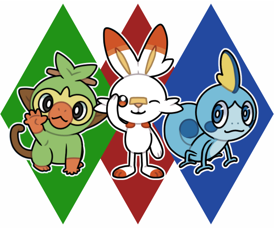 Pokemon Gen 8 Starters by AM-Rob on DeviantArt