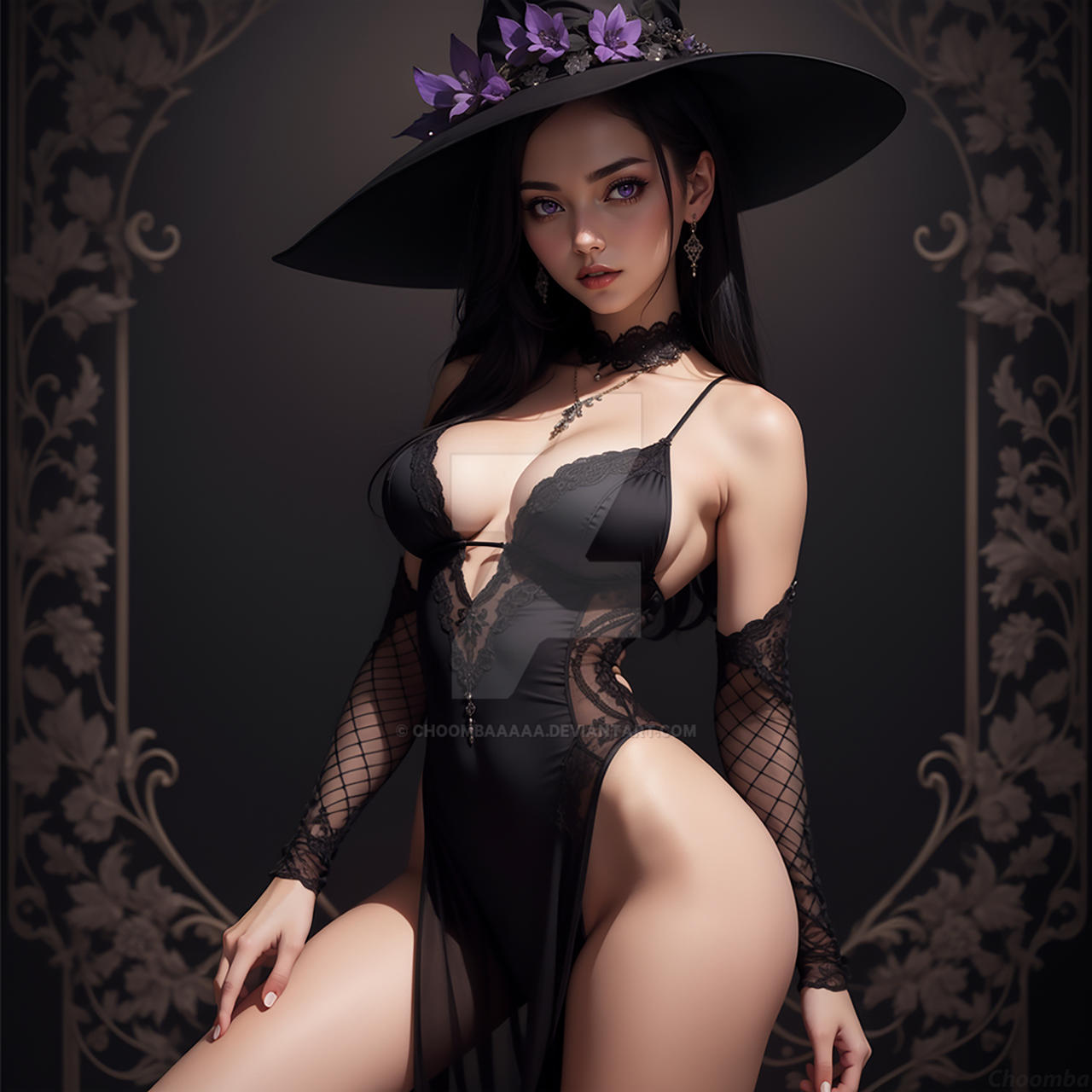 Violet Witch by Choombaaaaa on DeviantArt