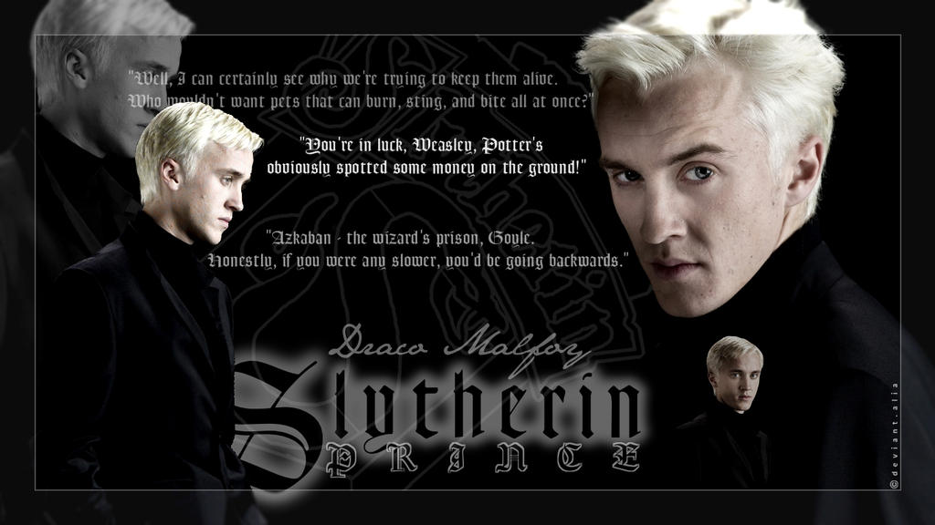 draco malfoy wallpaper by alia x on