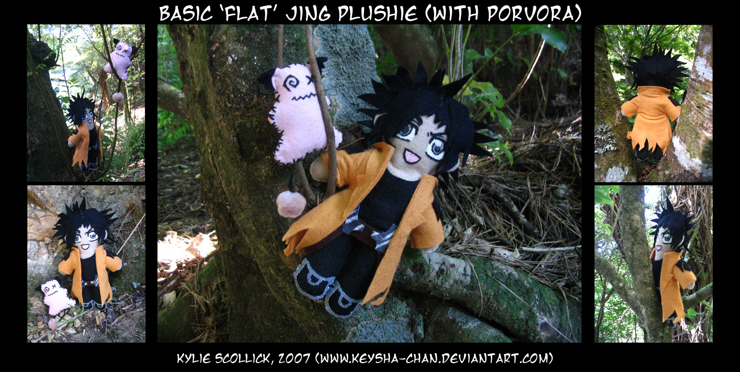 Basic 'flat' Jing Plushie