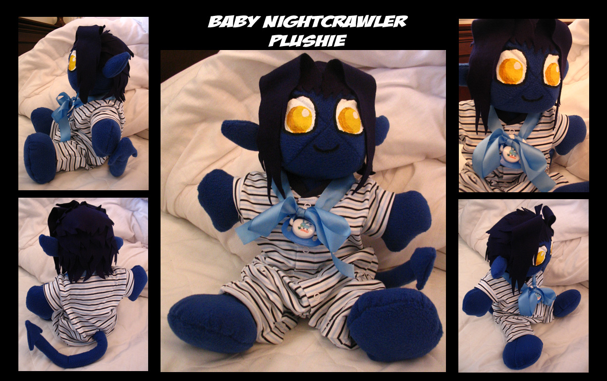 Baby Nightcrawler Plushie