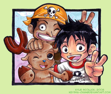 Straw Hat Kiddy trio