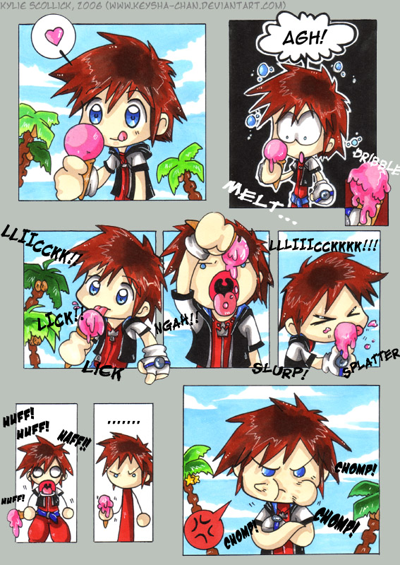 Sora+Icecream - KH Comic