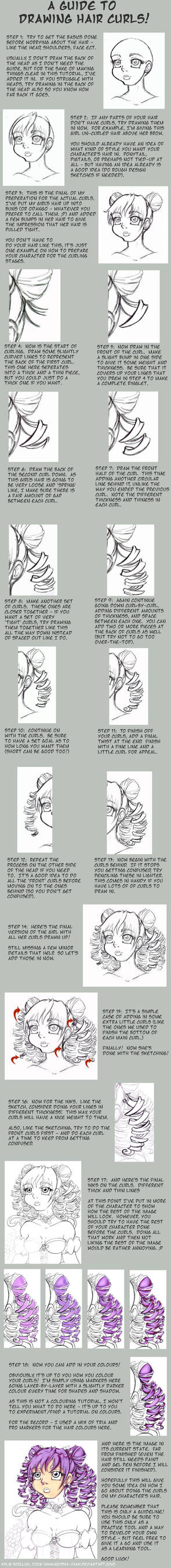 Hair Curls Tutorial by KeyshaKitty on DeviantArt
