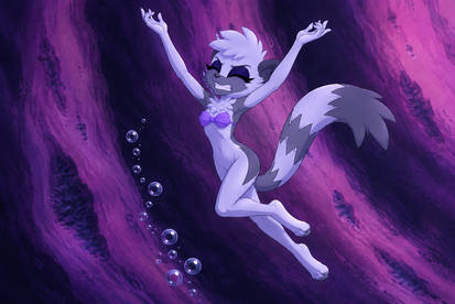 Tangle unable to swim after getting her legs