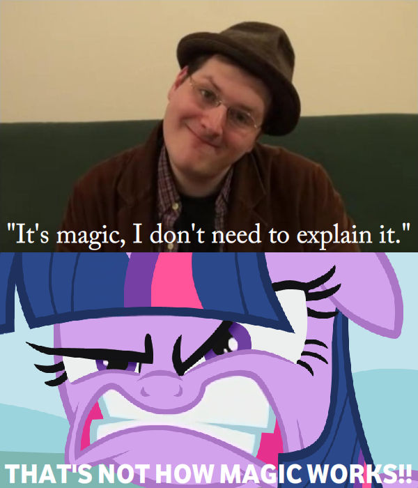 It's magic, I don't need to explain it'' by UltraTheHedgetoaster on DeviantArt