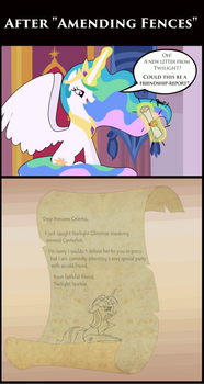 Celestia's Letter after 'Amending Fences'