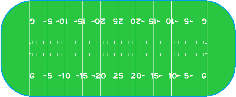 football field diagram with measurements