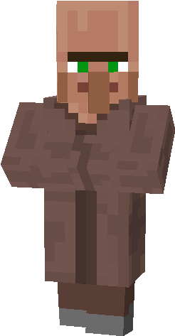 Villager British Red Regular Outfit in Assassin's Creed 3 Minecraft Mob Skin