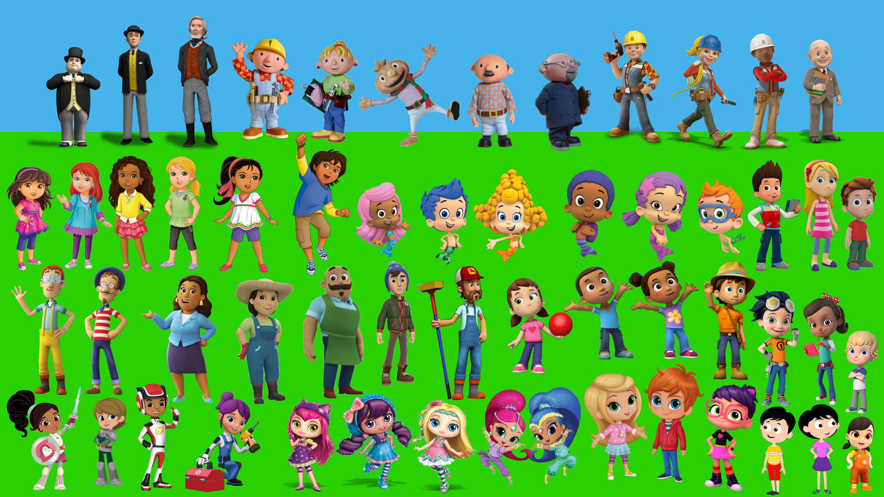 All of my best favorite cartoon human characters by Agustinsepulvedave ...