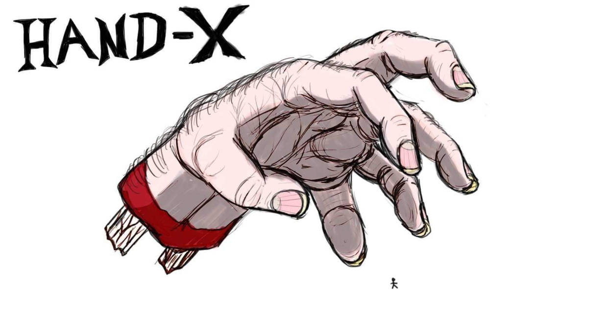 Pan X Ink Hand Hand-X by CarmenTheChameleon on DeviantArt