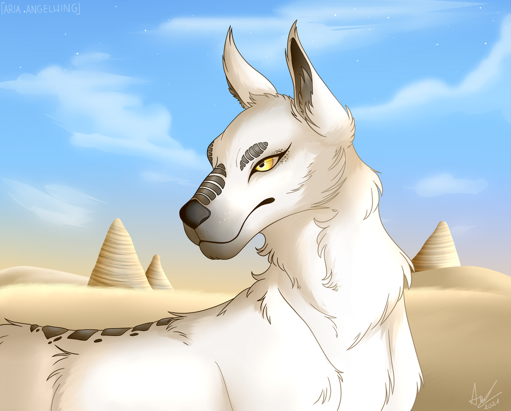 Lithe Wolf Loth-wolf by AriaAngelwing on DeviantArt