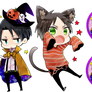 Halloween Render - Levi Rivaille y Eren Jaeger