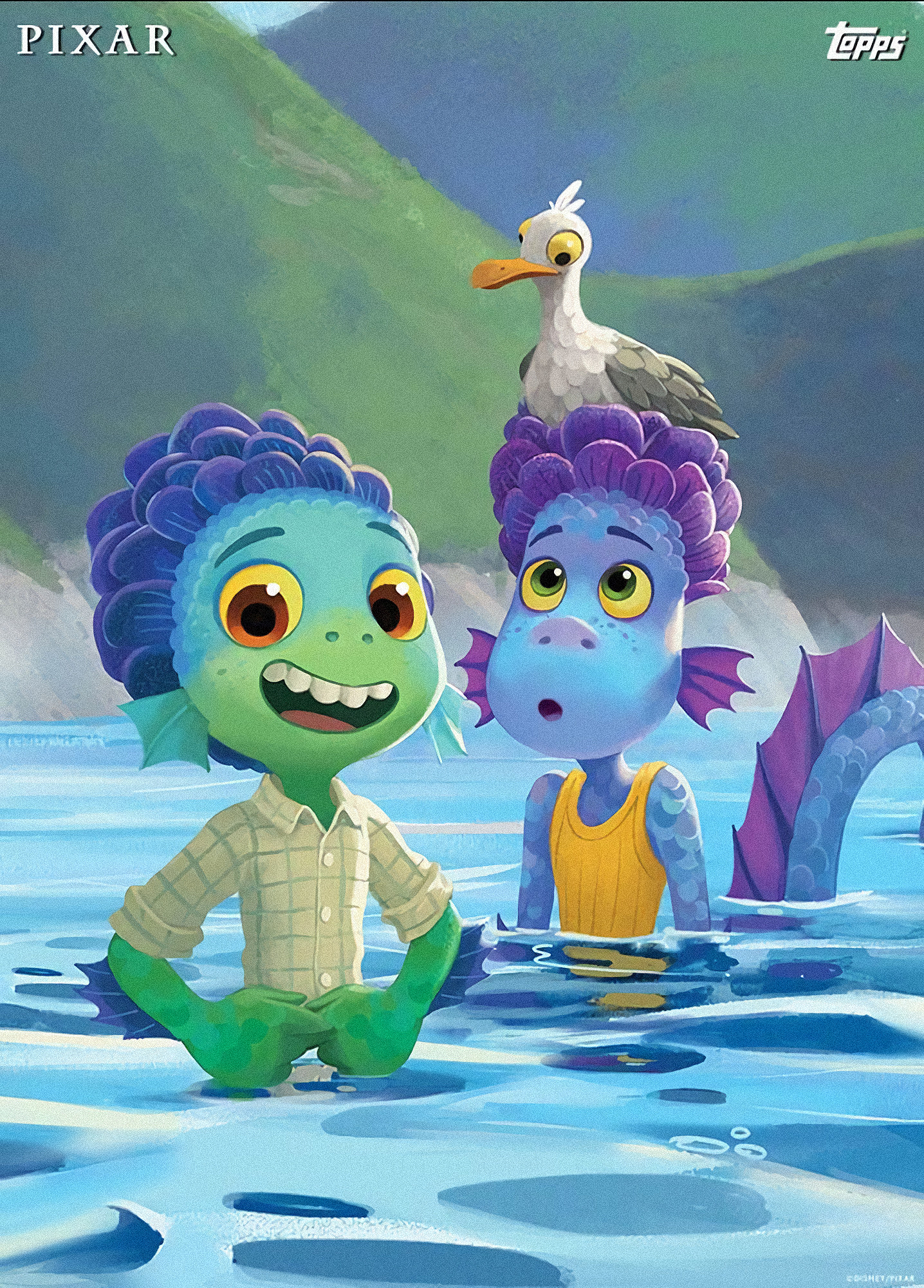 Luca and Alberto (sea monster versions) Poster for Sale by Beatrixyarritu