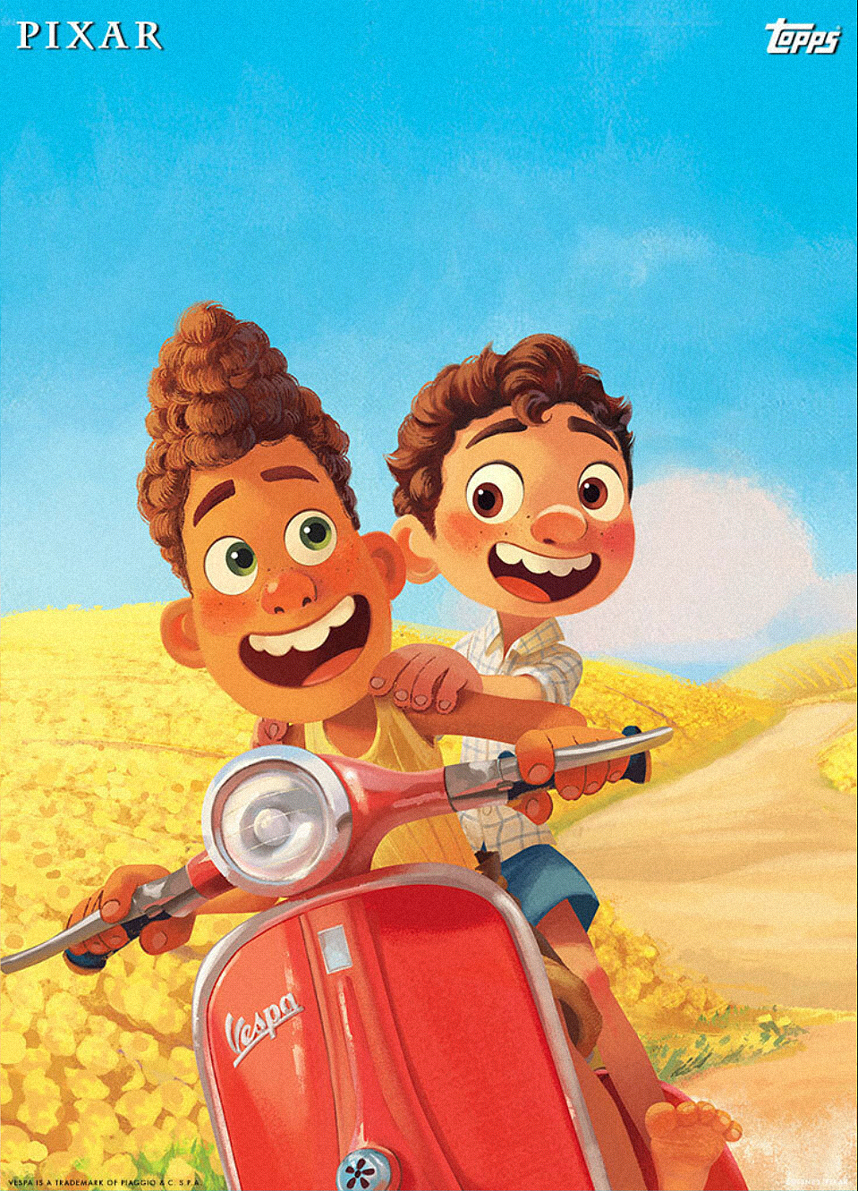 Luca and Alberto (Pixar) 2021 Topps Collectables 2 by
