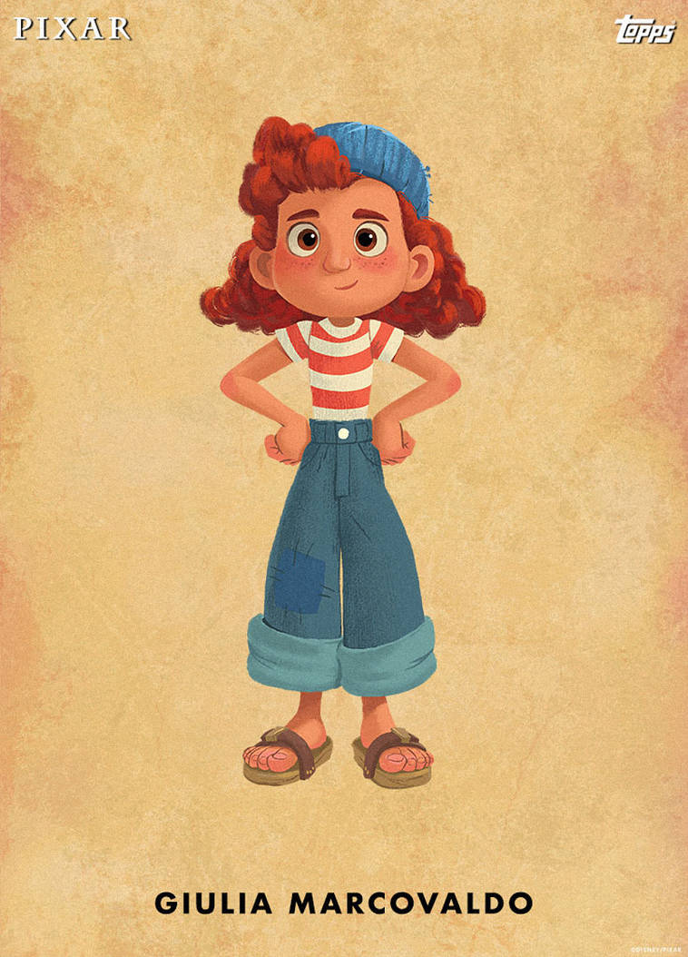 DIsney Pixar Luca Giulia Marcovaldo Poster Topps By Murilogrillo08 On disney-pixar-luca-giulia-marcovaldo-poster-topps-by-murilogrillo08-on