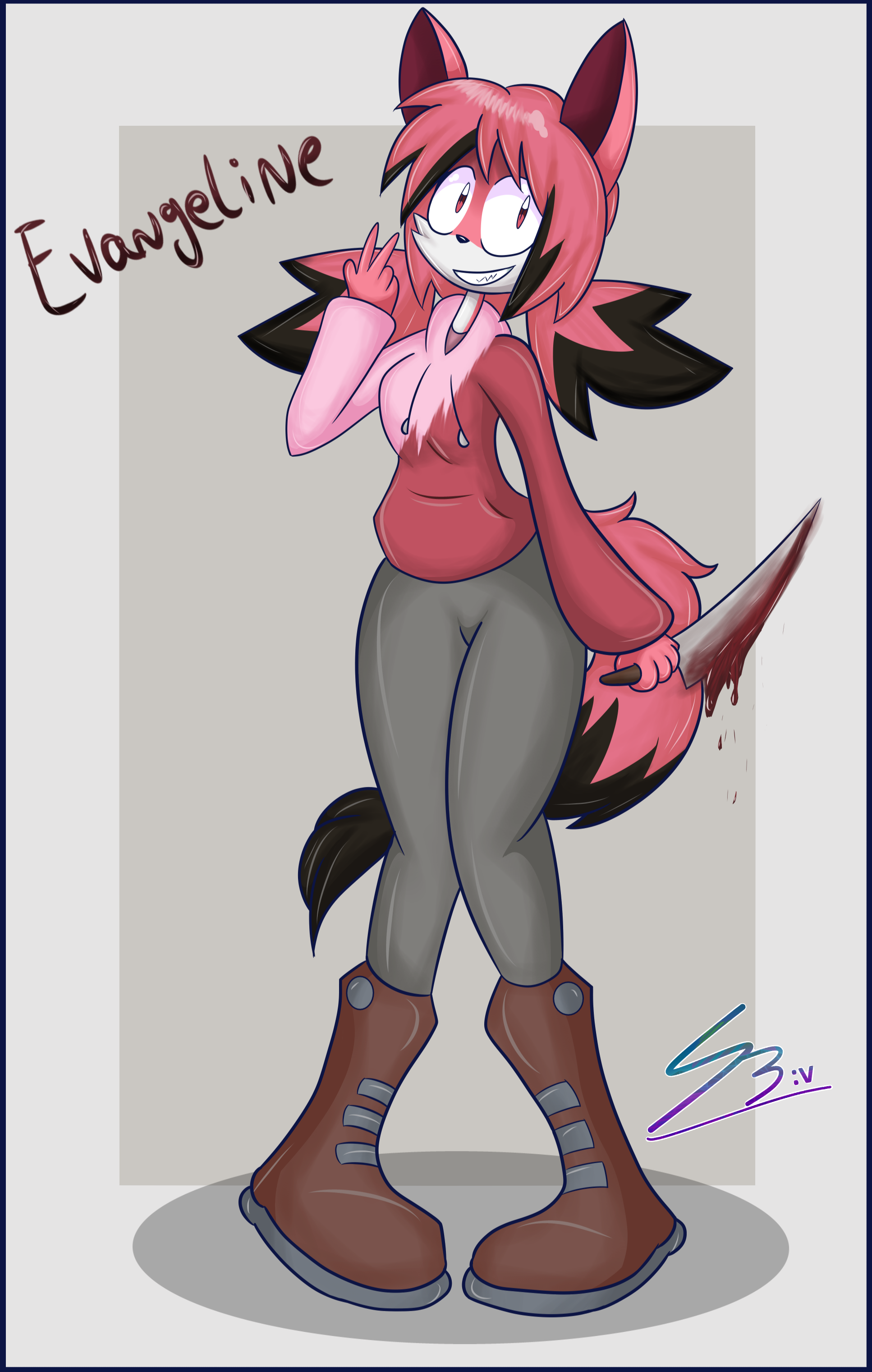 The Yandere Cat Is Overly Domineering Evangeline The Cat Yandere by ELS3D on DeviantArt