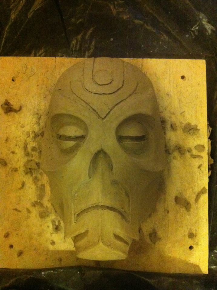 Dragon Priest Mask - Unfinished