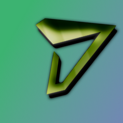 Letter D Green Logo