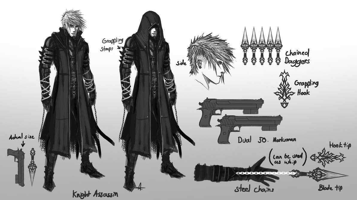 knight Assassin layout by ANHII on DeviantArt