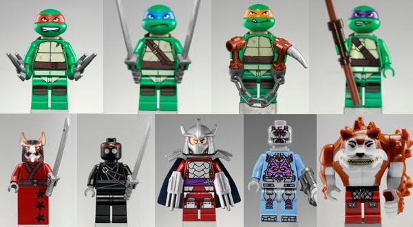 TMNT all the minifigs