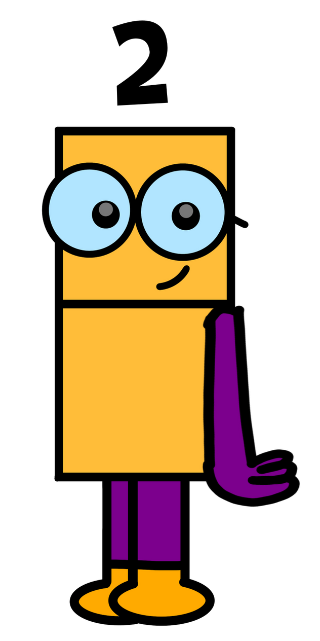 Number Block Two Vector Numberblock 2 in Bob Boyle Style by urlocal90lover on DeviantArt