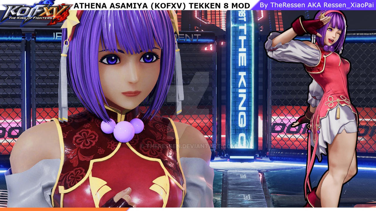 Athena Asamiya KOFXV Mod by TheRessen on DeviantArt