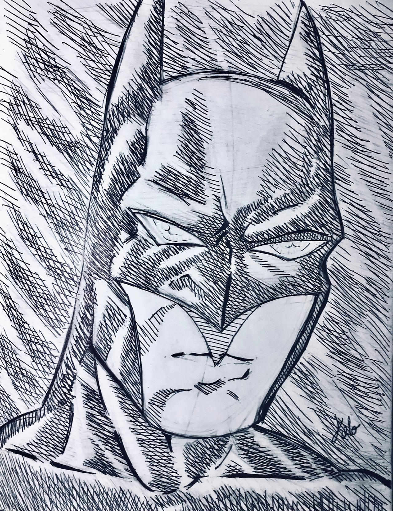 Batman Comic Ink Batman ink by KreativeDrK on DeviantArt